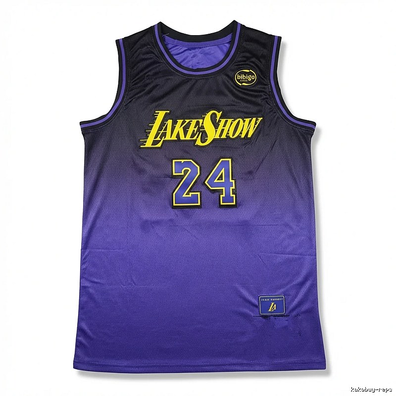 Lakers gradient-style basketball uniforms