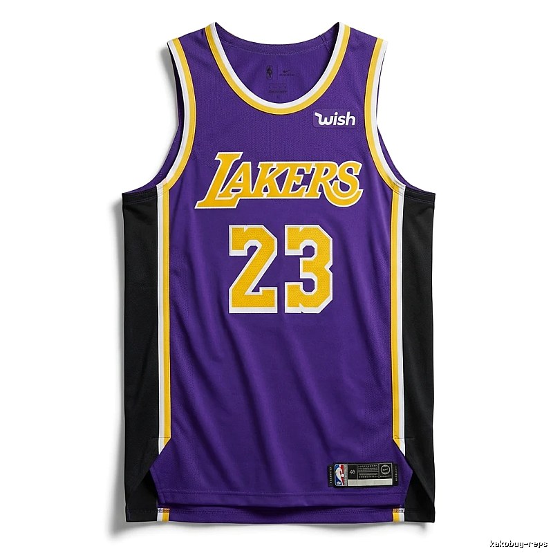 LBJ Lakers retro purple jersey