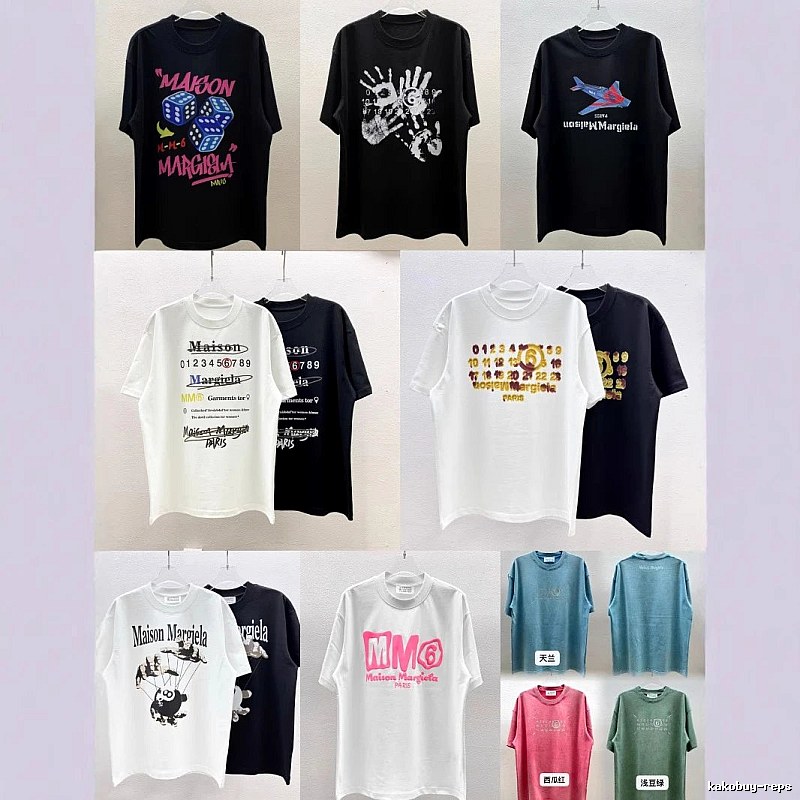Maison Margiela MM6 Street Style Multi-color T-Shirt