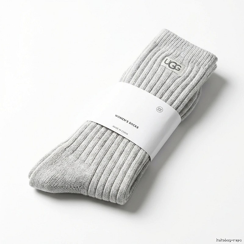 Miu Miu minimalist style light gray women's socks