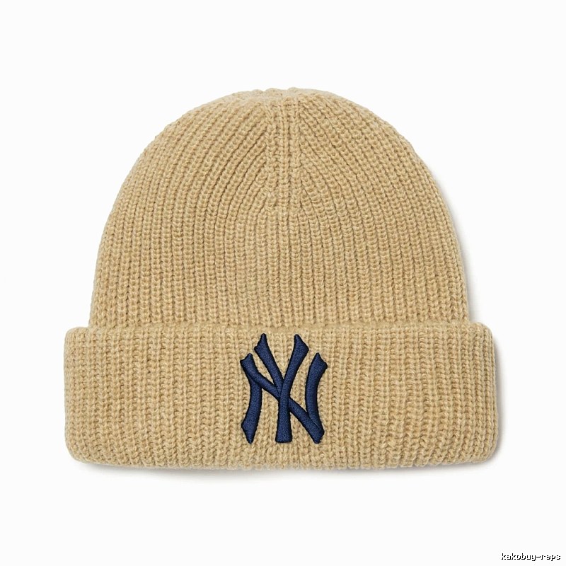 MLB classic beige knitted hat