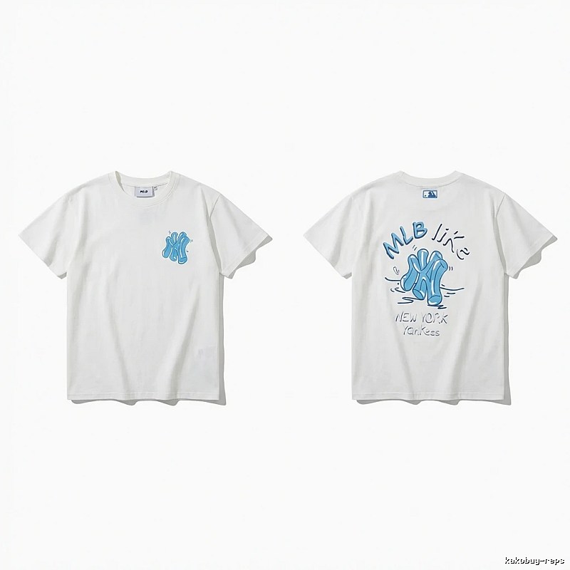 MLB New York Graffiti Style White T-shirt