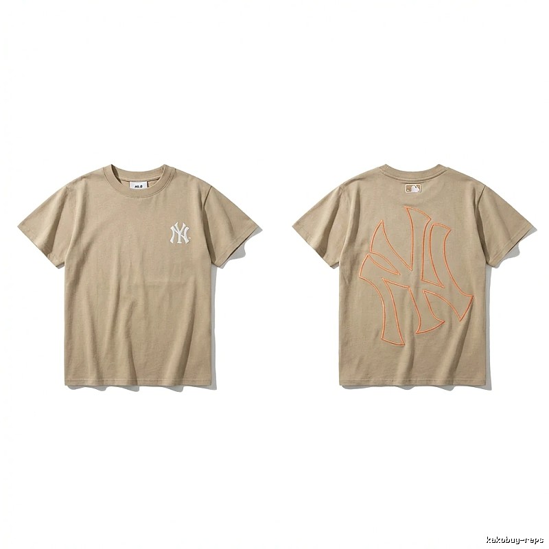 MLB retro style khaki T-shirt