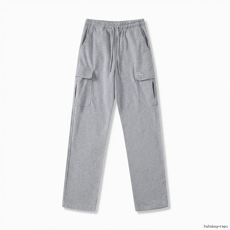 MLB utility-style grey long trousers