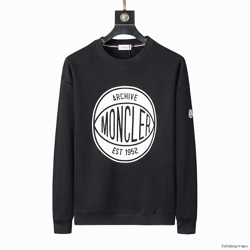 Moncler Archive Retro Style Black Sweatshirt