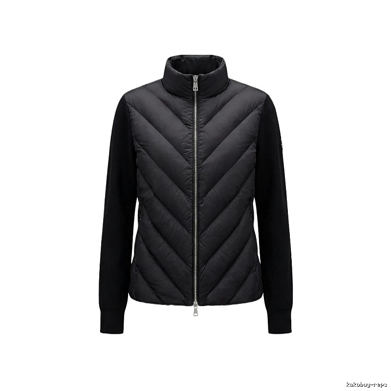 Moncler black casual style down jacket