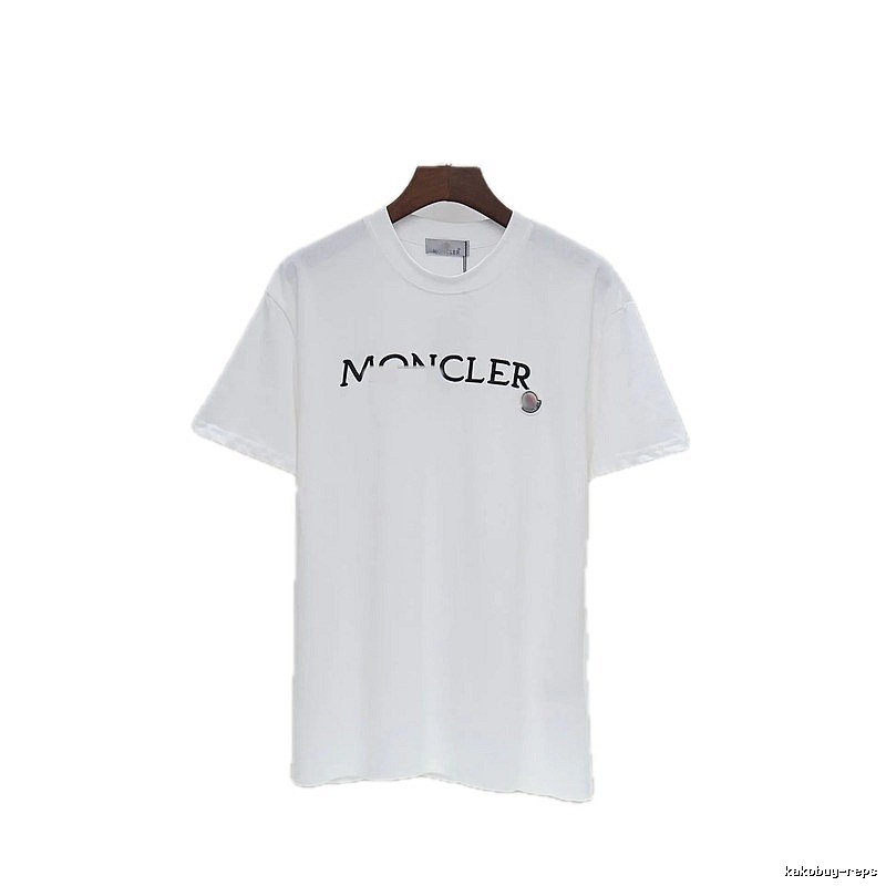 Moncler Classic Collection Minimalist Style White Short-sleeve T-shirt