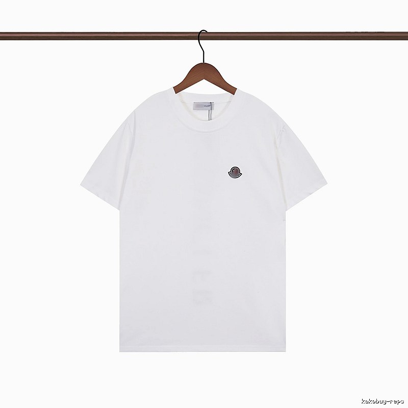 Moncler Classic Minimalist Style White Short-sleeve T-shirt