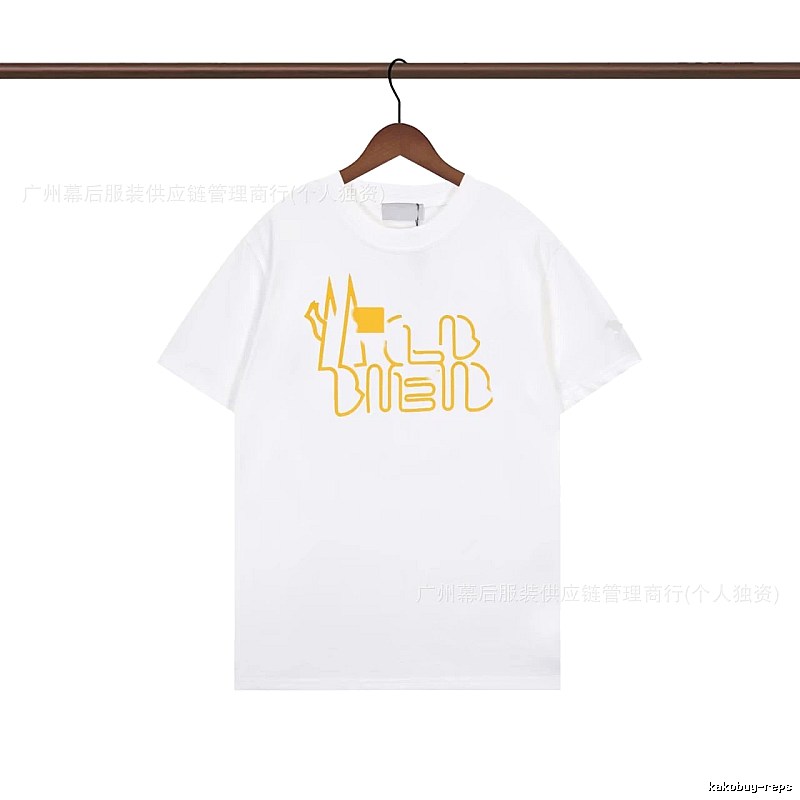 Moncler Line Sketch Print Casual Style White T-Shirt