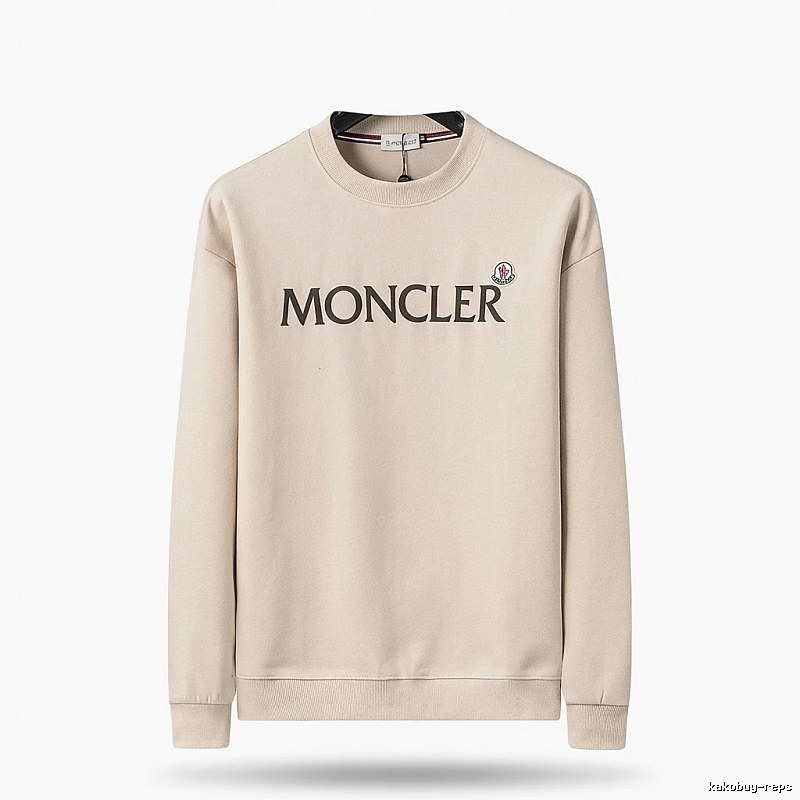 Moncler minimalist beige sweatshirt