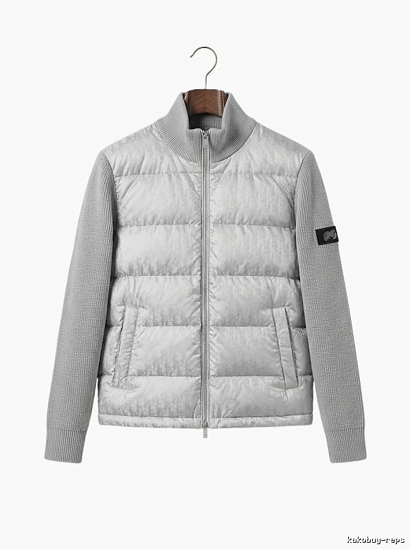 Moncler Silver Grey Trendy and Cool Down Jacket
