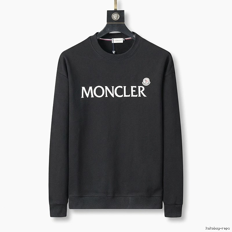 Moncler simple-style black sweatshirt