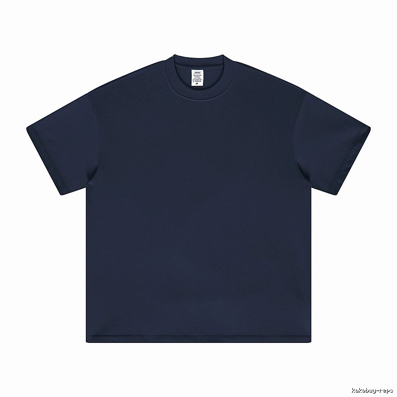 Monogram Plain white T-shirt Minimal White Short for Layered Styling