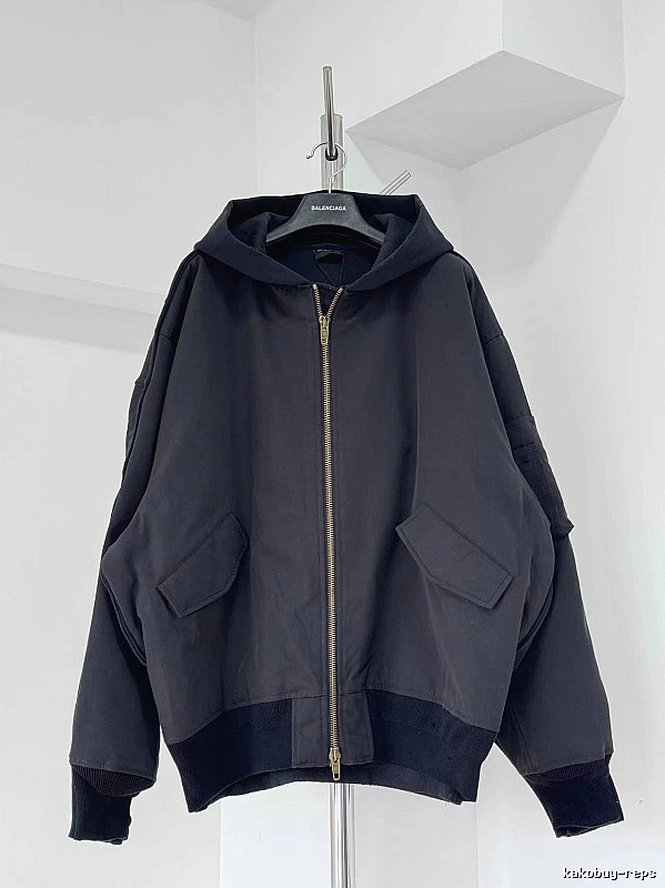 Navy Hooded Bomber Jacket for layering
