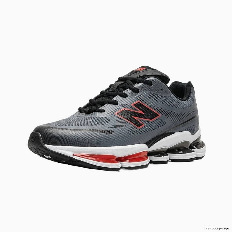 New Balance casual sports grey and red shoes