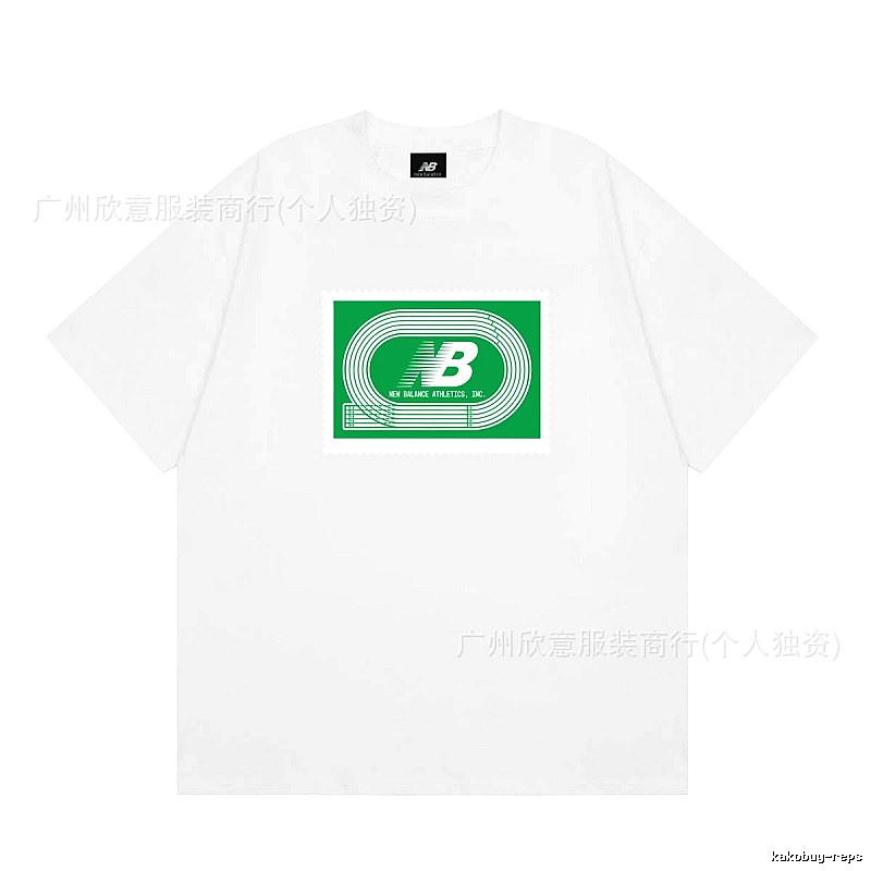 New Balance Printed Casual Style White T-Shirt