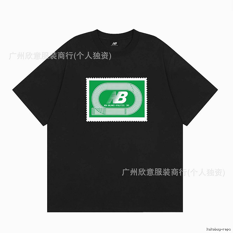 New Balance Sports & Casual Style Black Printed T-Shirt
