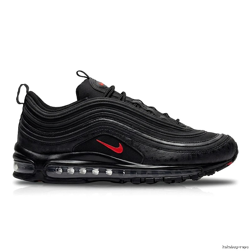 Nike 97 Retro Black and Red Sports Shoes