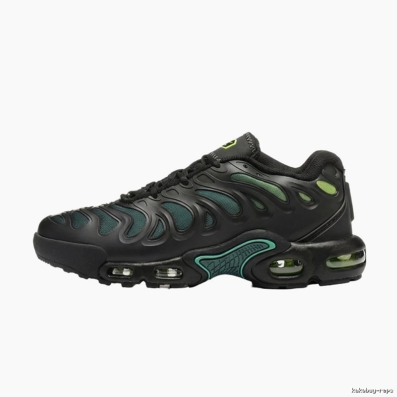 Nike retro black-green sports shoes