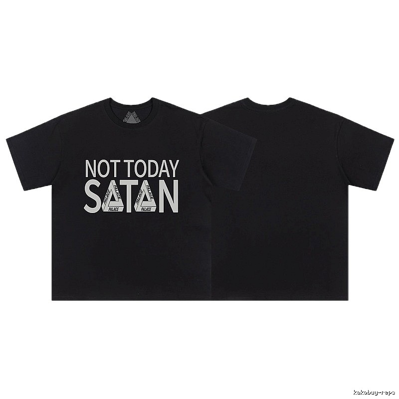 Palace Triangle Print Street Style Black T-Shirt