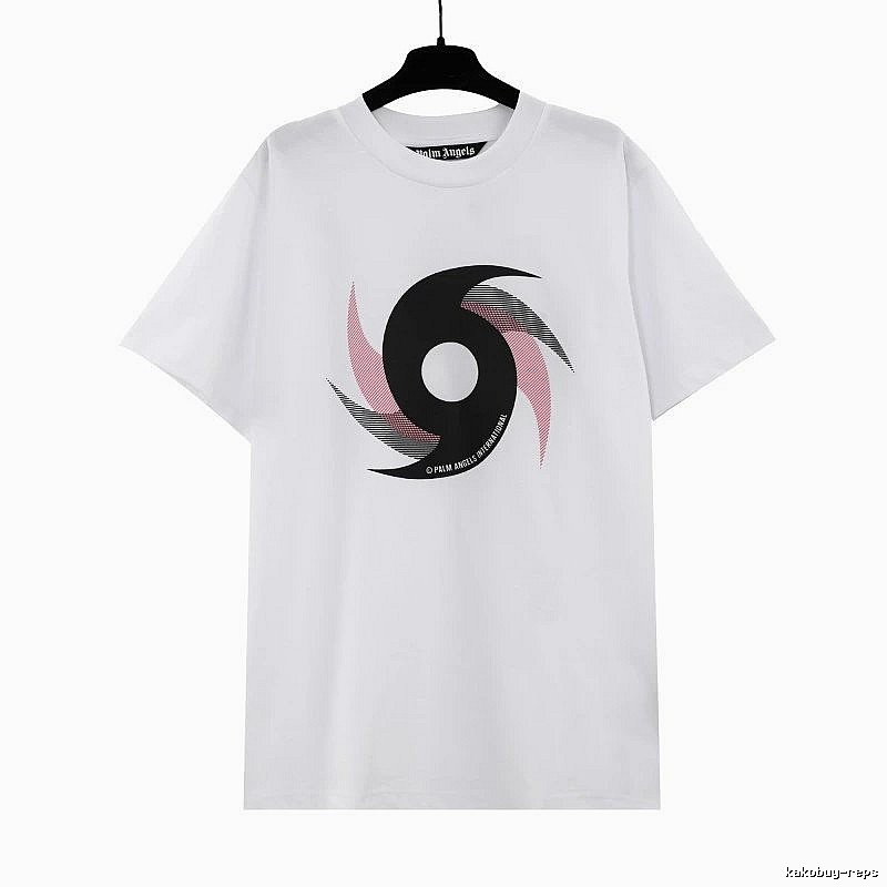 Palm Angels Easy Match Logo T-shirt White Palm Tree for Everyday Use