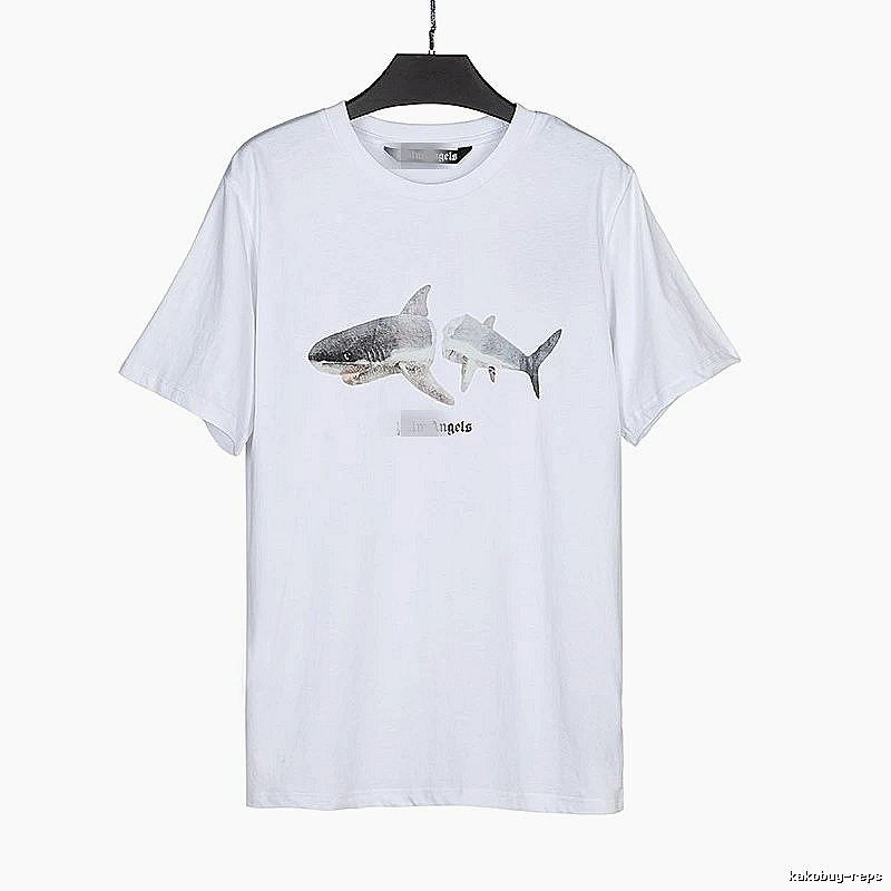 Palm Angels Patterned Bear graphic T-shirt White Colorful Bear with Polished Detail