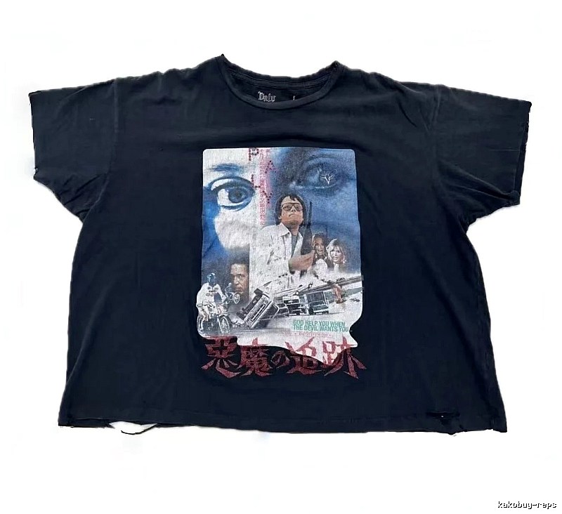 Paly Hollywood Demon Trace Vintage Black T-Shirt