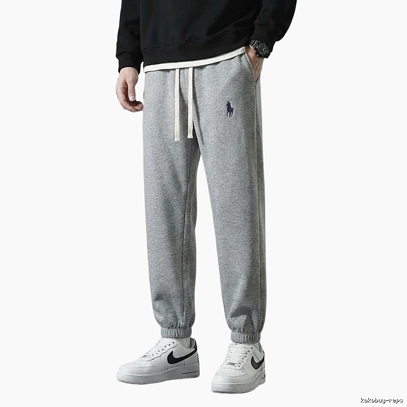 Ralph Lauren fleece-lined casual grey sweatpants