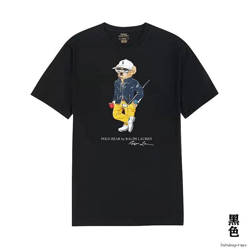 Ralph Lauren Polo Bear Trendy Cool Black T-shirt