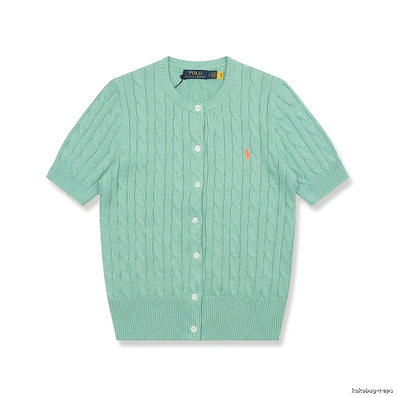 Ralph Lauren Polo light green knitted cardigan