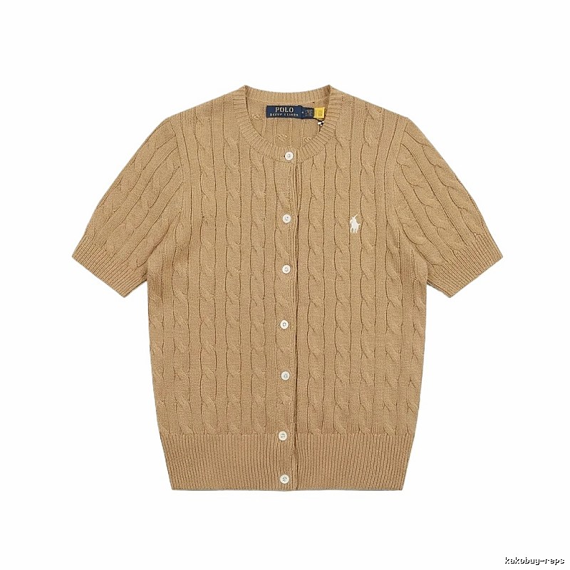Ralph Lauren Polo Retro Brown Cardigan