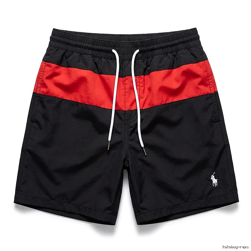 Ralph Lauren sporty black and red shorts