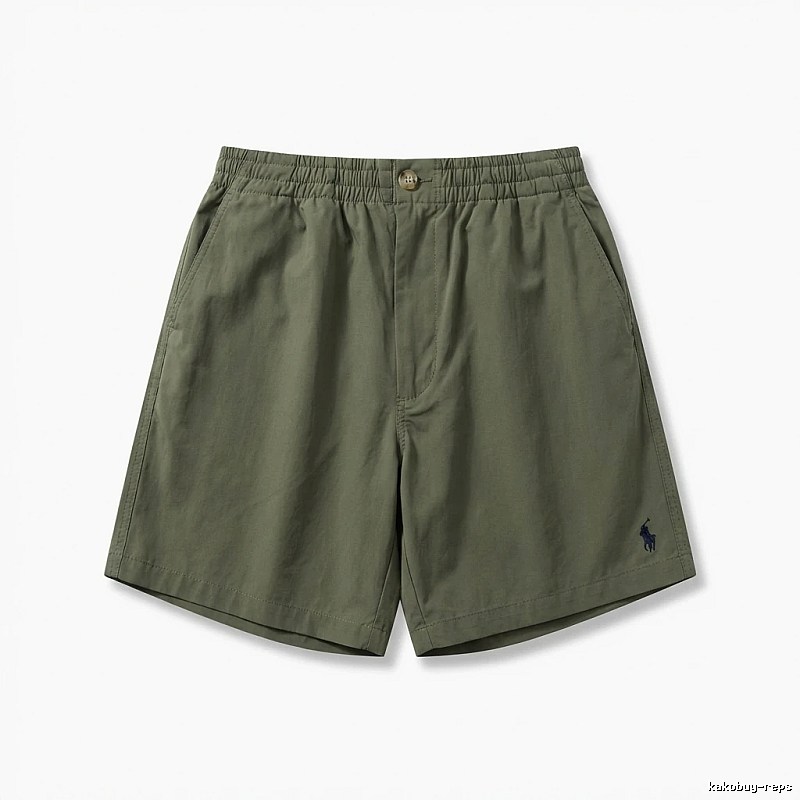 Ralph Lauren's casual-style military green shorts