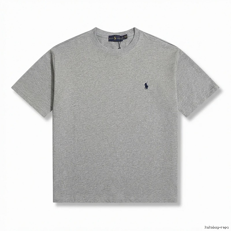 Ralph Lauren's classic and simple style gray T-shirt.