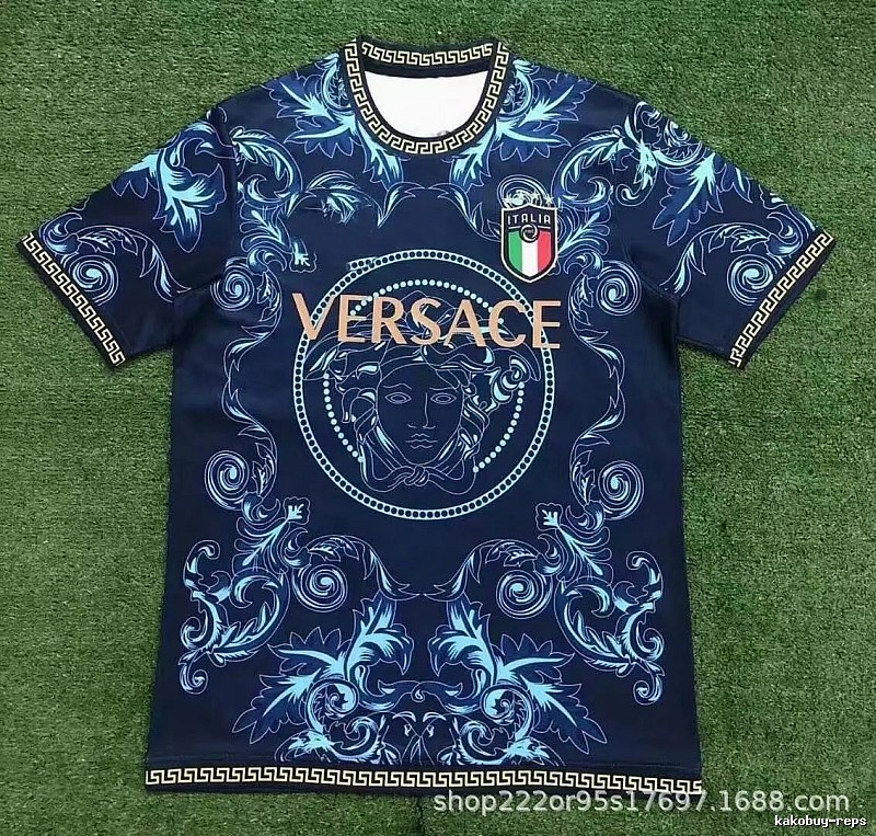 Real Madrid Blue Dragon Soccer Jersey Poolside Style