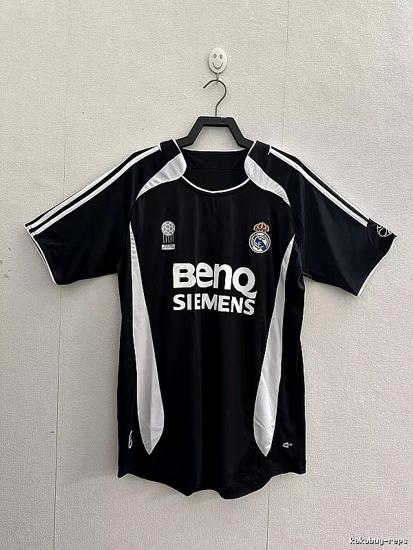 Real Madrid Lightweight Retro Teka soccer jersey White Retro Football for Trend Styling