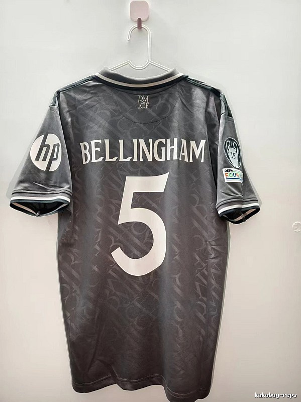 Real Madrid Premium Style Bellingham #5 soccer jersey White Real Madrid for Minimal Outfits