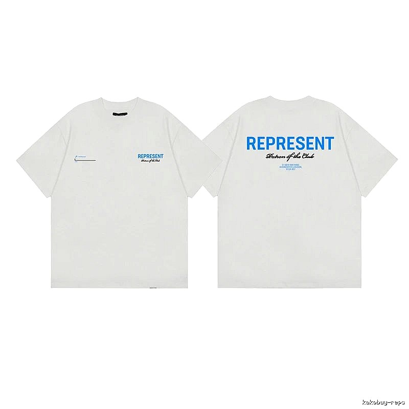 Represent Club High Street Style White T-Shirt