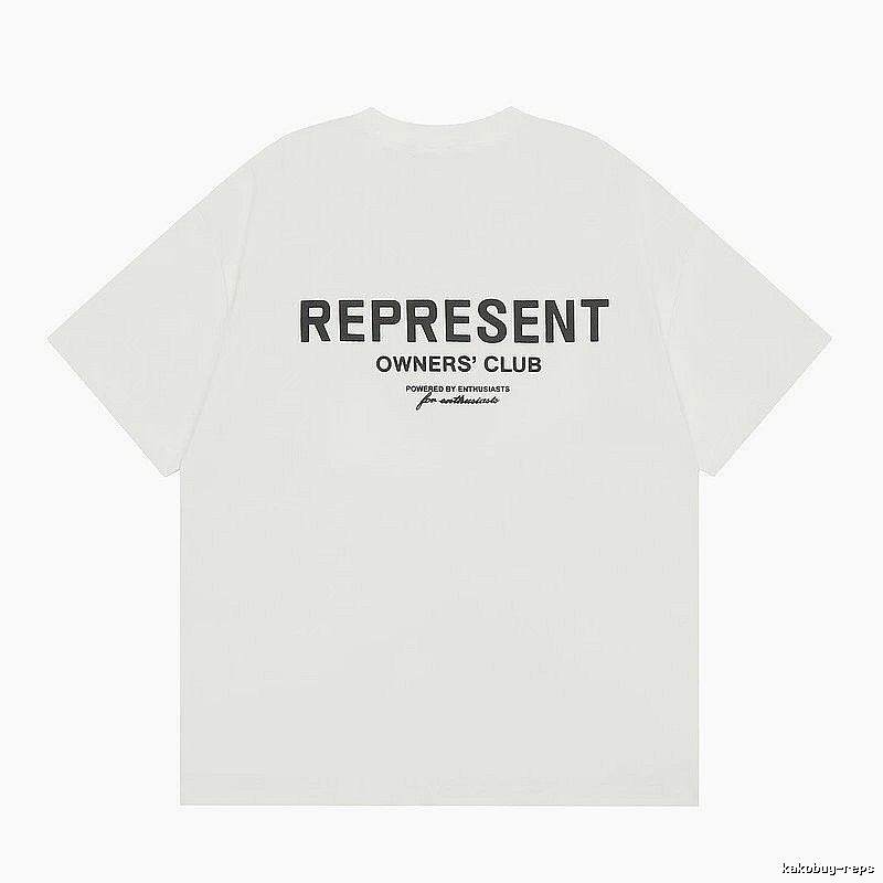 Represent White Style 801 Owners Club T-Shirt Color Pop Logo