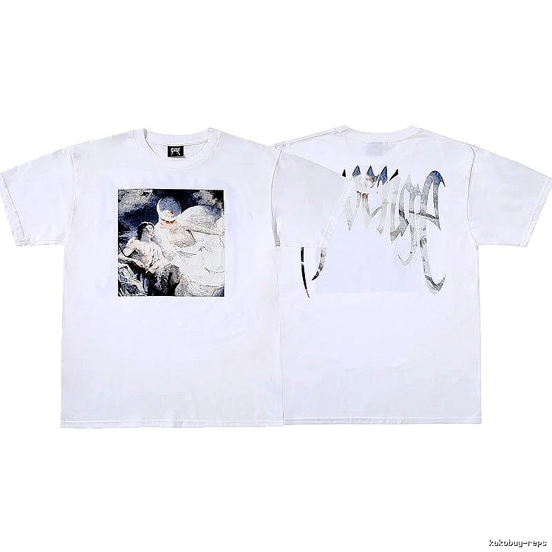 Revenge White Skull Graphic T-Shirt Resort Wear