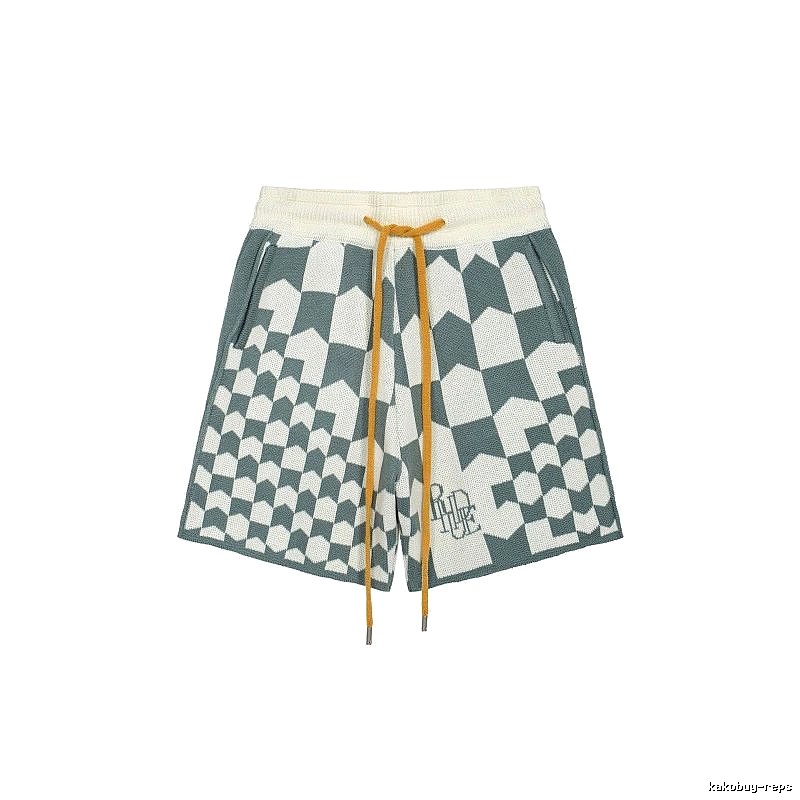 RHUDE Checkered Casual Shorts