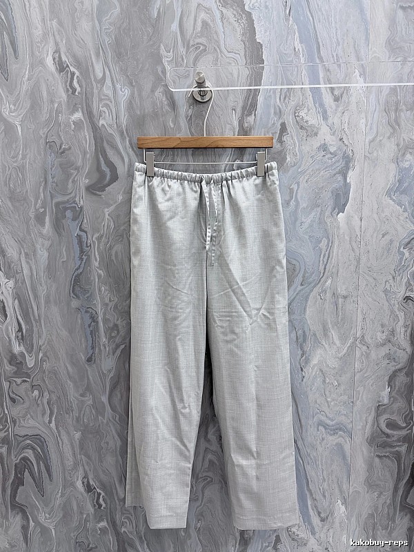 Silver Gray Modern Edit Lightweight Trousers