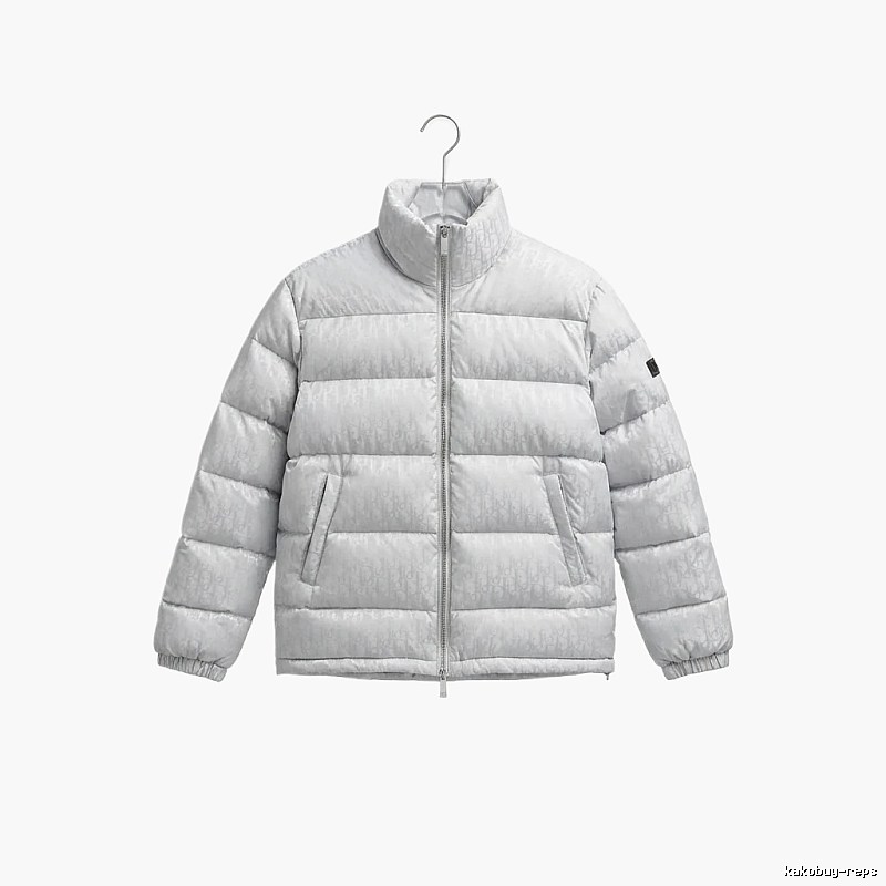 Simple-style white Dior down jacket