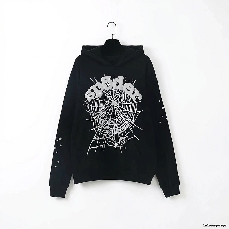 Sp5der Spider Print Black Sweatshirt
