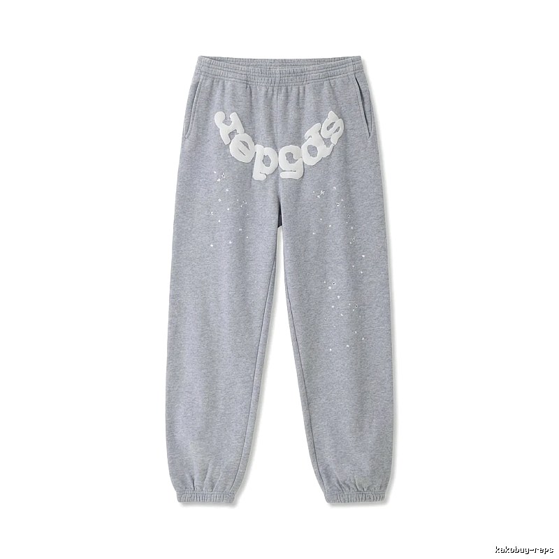 Sp5der Starry Rhinestone Wind Track Pants