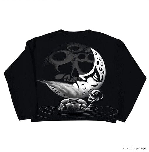 Sport Anime graphic sweater Black Knit Top for Warm Weather