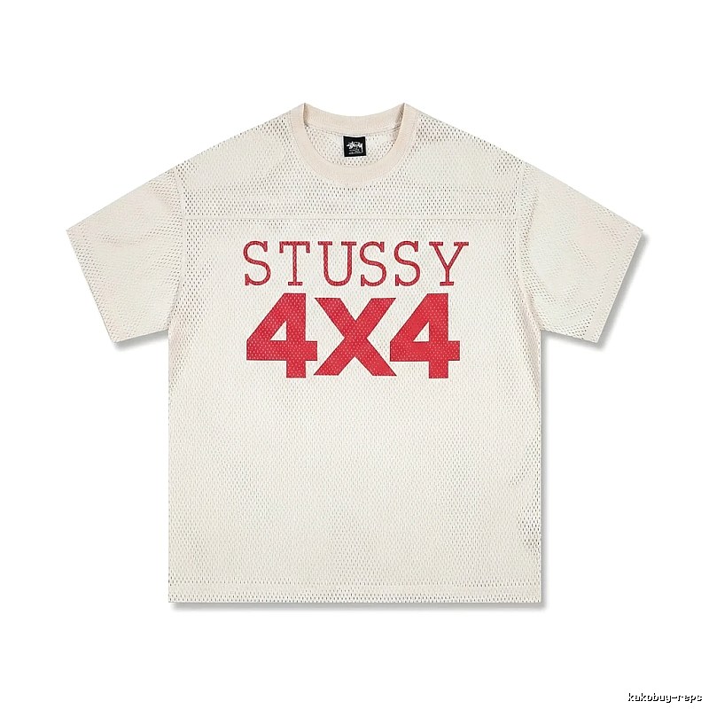 Stussy 4X4 Retro Style White T-shirt