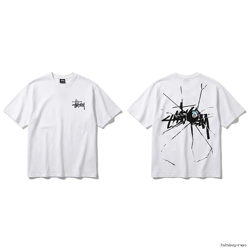 Stussy 8 Ball Style White T-shirt