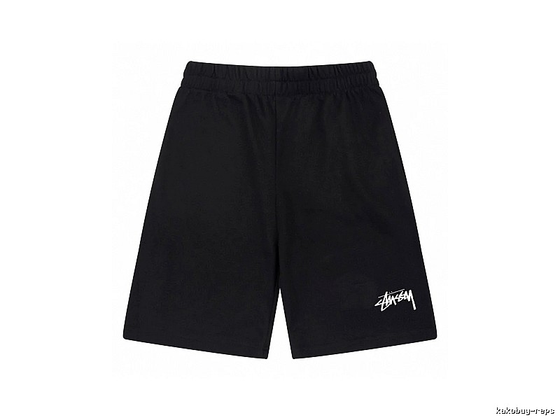 Stussy basic casual black shorts