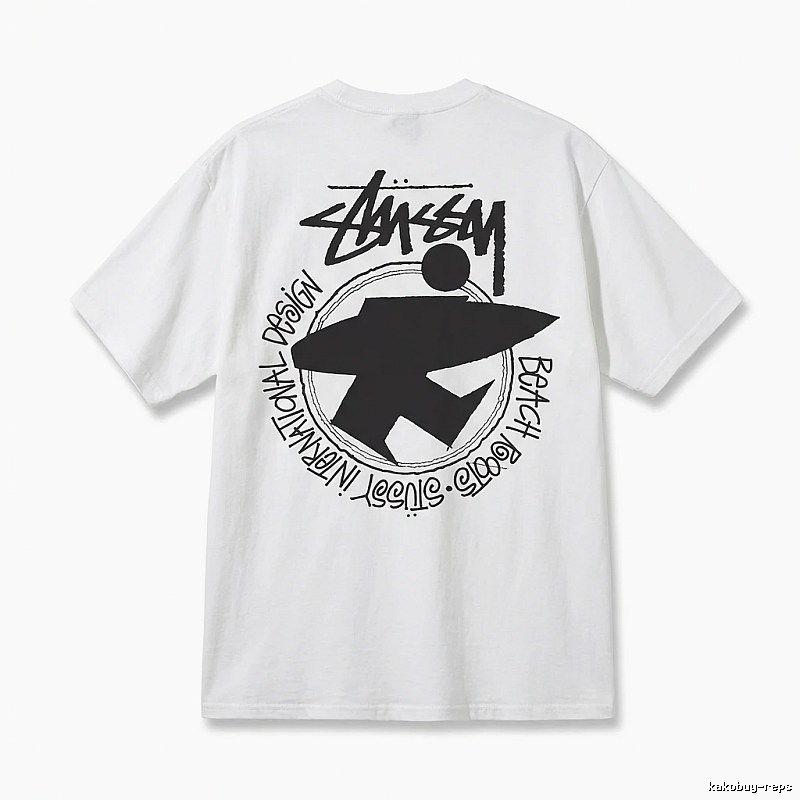 Stussy beach style white T-shirt